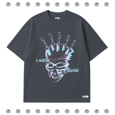 Remera - AIRBAG CUCHILLOS GRIS