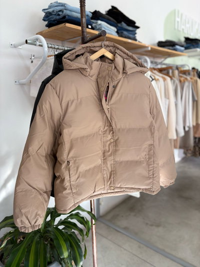 Campera puffer engomada