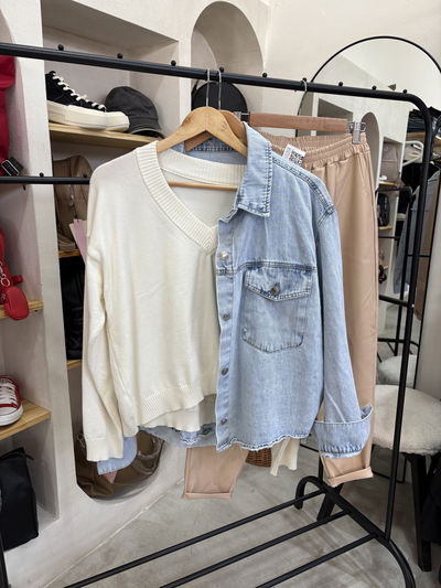 Campera over de jeans