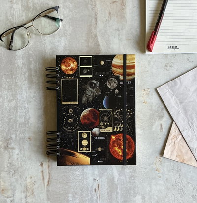 AGENDA PERPETUA & PLANNER DIARIO • Collage espacial