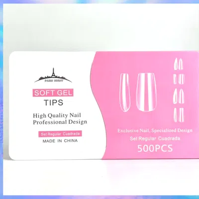 Tips Soft Gel x 500 prelimadas París Night