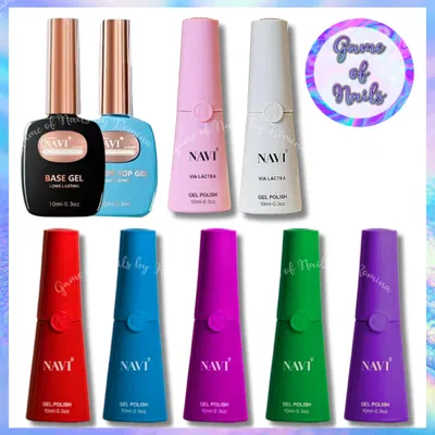 Kit Esmaltado Semi 5 colores a elección NAVI