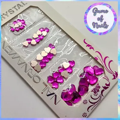Cristales blister corazones