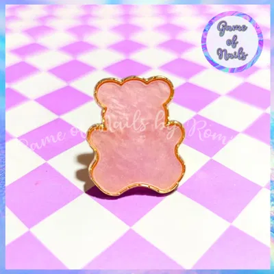 Anillo osito para nail art