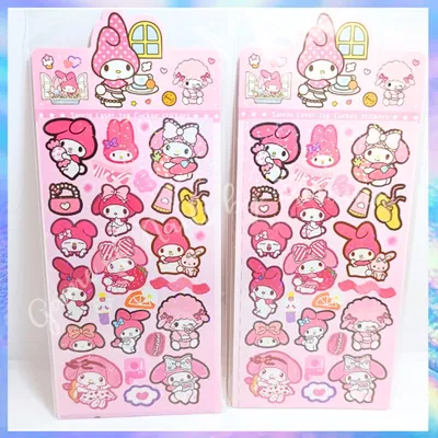 Stickers holo Sanrio planchita 3