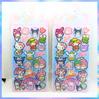 Stickers holo Sanrio planchita 8
