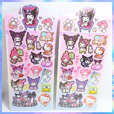 Stickers holo Sanrio planchita 4