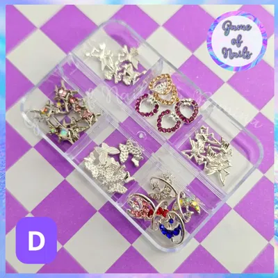 Apliques luxury surtidos plata x 24 u