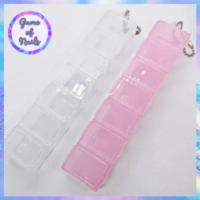 Organizador con cadenita color clear