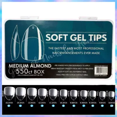 Tips Almond corto mano grande x 550