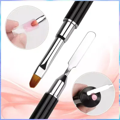 Pincel doble para polygel