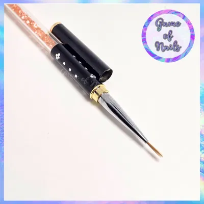 Pincel liner con cristales y tapa