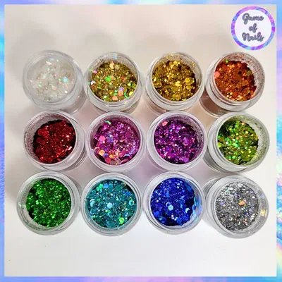 Glitter mix Chunky Holo x color