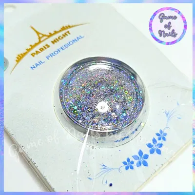 Glitter mix plata holo