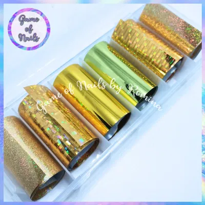 Foils dorado x 6