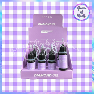 Diamond gel nail glue City Girl