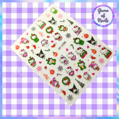 Sticker navidad Kitty