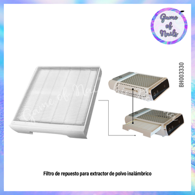 Filtro para extractor inhalambrico Cherimoya