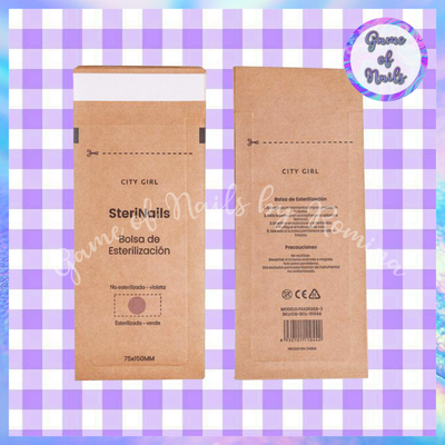 Bolsas para esterilizador 150 x 75 mm (100 unidades)