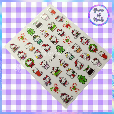 Sticker navidad Kitty 2