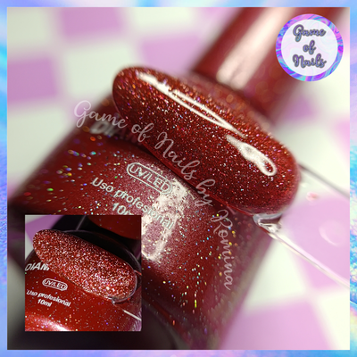 Semi reflectivo City Girl rojo