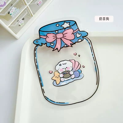 Bolsas kawaii frasco azul x 20u. Medida 13x17cm