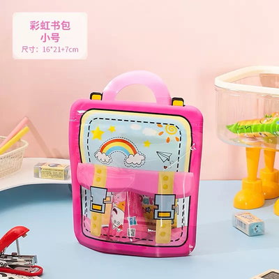 Bolsas kawaii mochila fucsia x 20u. Medida 16x17cm