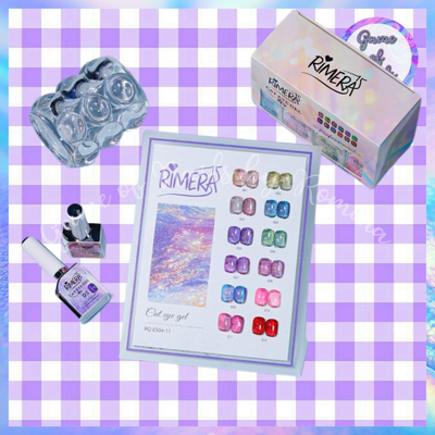 RIMERA Prisma Etéreo Colección Cat Eye: Destellos de Nácar (12 tonos)