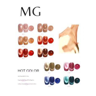 Colección Otoño cat eye MG x 10 tonos 