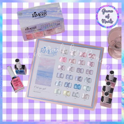 RIMERA Cristal Glacial Colección Cat Eye: Aurora Boreal 24 tonos