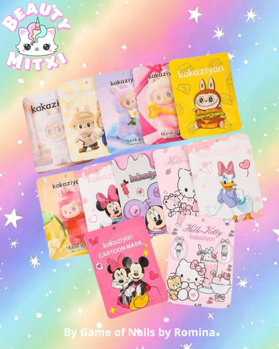 Mascarillas faciales personajes x unidad