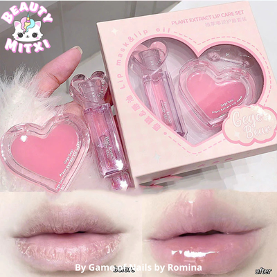 Set Bálsamo + gloss Gege Bear x 6 unidades
