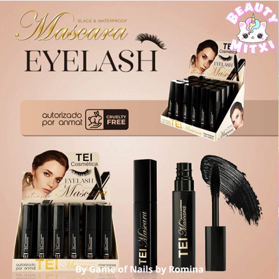 Mascara para pestañas Tei black x 24 unidades