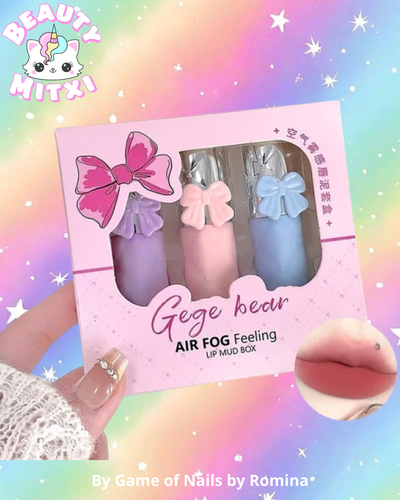 Set labial x 3 PCS Gege Bear