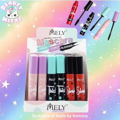 MASCARA DE PESTAÑAS MELY caja x 24 u.