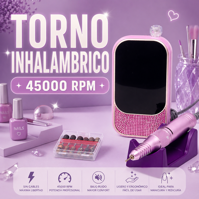 Torno inhalambrico 45mil rpm strass