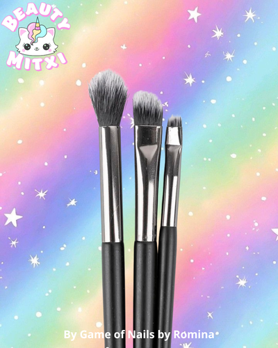 Kit de 3 pinceles para ojos City Girl