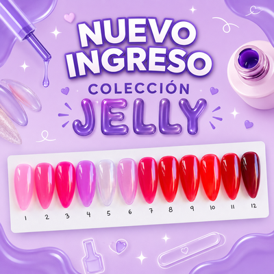 Colección Jelly Charm limit x 12 tonos
