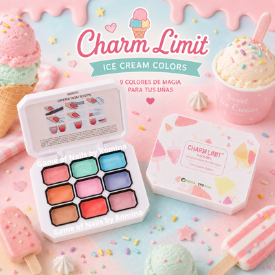 Paleta de geles para degradé 9 tonos C