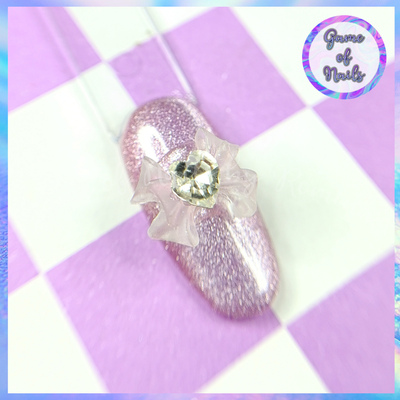 Aplique moño strass luxury x 12