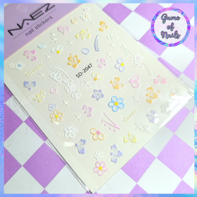 Stickers flowers 3D