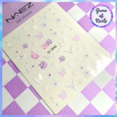 Stickers flowers 3D