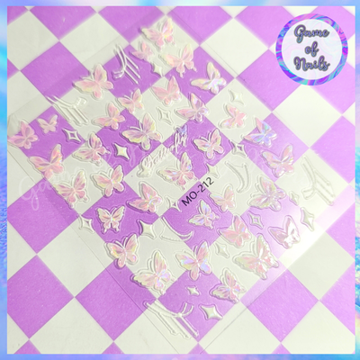 Stickers mariposas holo