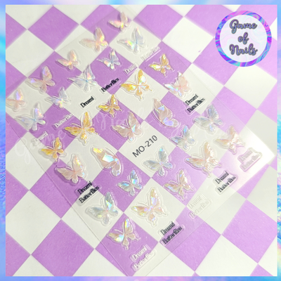 Stickers mariposas holo