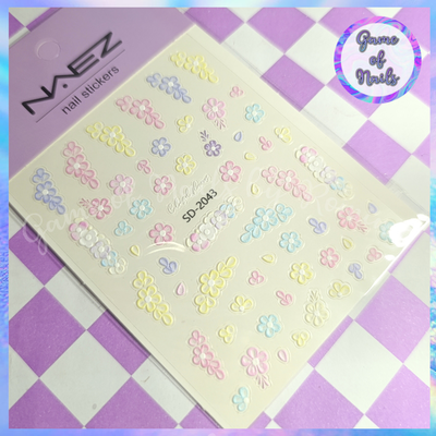 Stickers flowers 3D