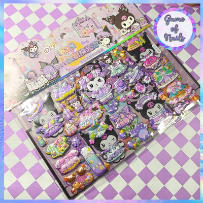 Stickers 3D cambia ropa Sanrio grande