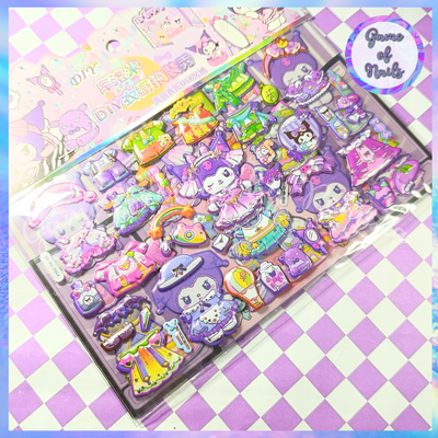 Stickers 3D cambia ropa Sanrio grande
