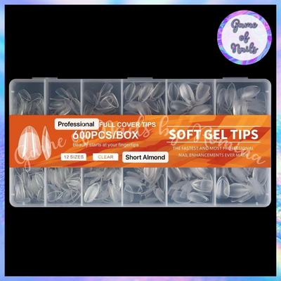 Tips x 600 Almond Corto