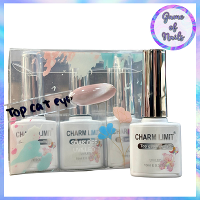 Top Coat Cat Eye Charm Limit 