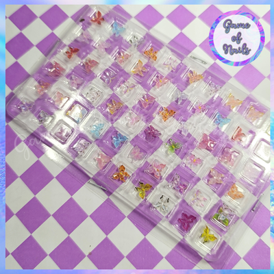 Plancha de mini mariposas